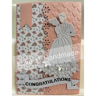 A6 Size Handmade Card Greeting Card Wishes Card Wedding Congratulations Card