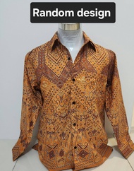 ( READY STOCK) SW0086LKK ( S-XXL) Batik Custom Made Men Shirt Batik Baju Kemeja Lelaki Tangan Panjan