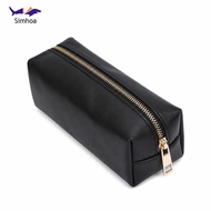 [Simhoa] Synthetic Leather Pencil Case for Australian Students, Blanco Crema Blanco