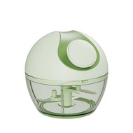 #N/A - Q35 (綠色） 蒜泥器 家用多功能切蒜器 打蒜機手動拉蒜器 攪拌 蒜機 蒜蓉 小型攪拌機