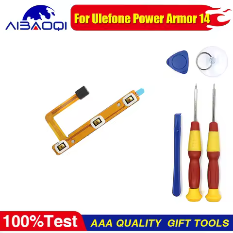 Power on/Off + Volume FPC Key For Ulefone Power Armor 14 Phone up/down buttonflex cable FPC Perfect 