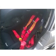 Sabelt 4 Point Seat Belt Red