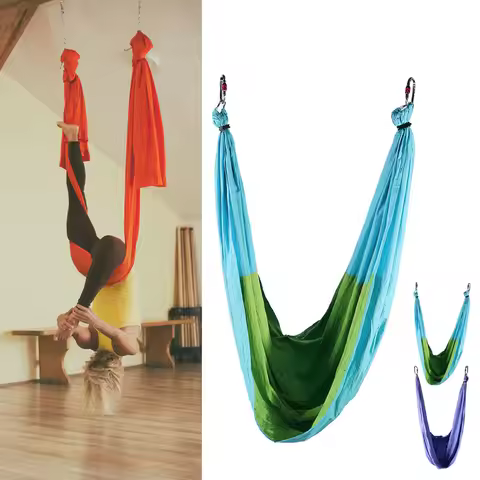 Aerial Swing Sling Fitness Yoga Hammock Yoga Sling Hammock Aerial Yoga Fitness Hanging Grip Inversio