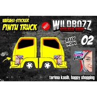 Truck door printing sticker (p.truck-2) wildbozz sticker