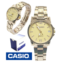 (พร้อมส่ง) นาฬิกาข้อมือ สายเหล็ก กันน้ำ Quartz นาฬิกาผู้หญิงและผู้ชาย นาฬิกาcasio  นาฬิกาคาสิโอ้ สีทอง RC701
