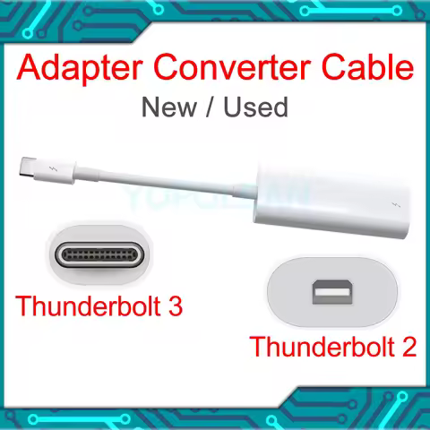 USB-C Thunderbolt 3 to Thunderbolt 2 Adapter Converter Cable A1790 MMEL2AM/A for Macbook Pro Air Dis