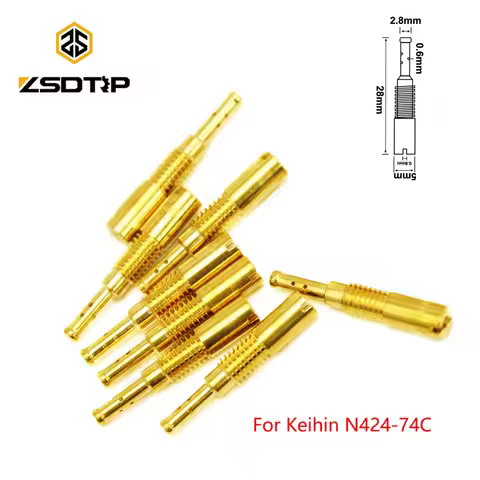 ZSDTRP For Keihin N424-74C Pilot Jet Slow Idle Jet M5*0.8mm For Keihin Carburetor PB16/18/20 PZ19 YZ