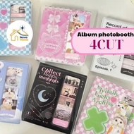 Photobooth album photostrip, 4cut photo album protects stylish idol photo card