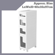 Side Storage Organizer Space-Saving Storage Rack (Design 1-4)