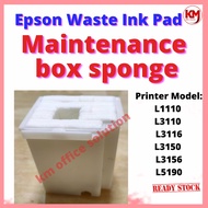 EPSON Waste Ink Pad L1110 L3110 L3150 L3156 L5190 Maintenance Box Sponge EPSON Part / dye ink