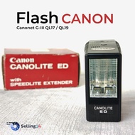 Flash Canon Canonet  ED Flash Strobe Used Good QL17 QL19 QL25