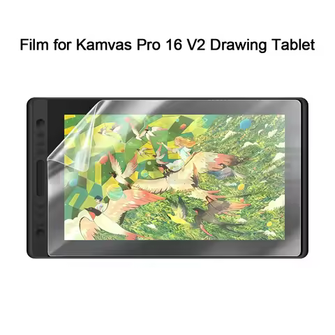 Protector Paper-like Film Compatible with huion Graphic Tablet Kamvas Pro 16 V2 Drawing Tablet Matte