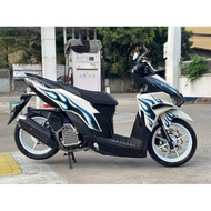 ♞Click V3 Big Fire Sticker Decals