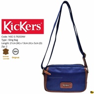 KICKERS Brand Men’s Leather Sling Bag ( 1KIC-S-79203NV )