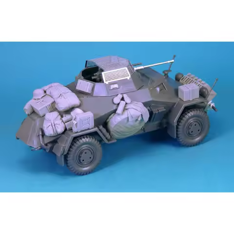 1/35 Resin unpainted model Kit, military theme, German Sd.Kfz.222 four wheel armor fitting, unassemb