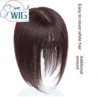 【จัดส่งภายใน 2 วัน】 Wig Piece Reissued A Piece of Air Bangs Wig on Her Head. -COD