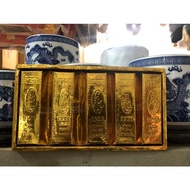 Combo of 2 gold votive tray blister pack of 5 bars 9999 (9999 votive gold blister)