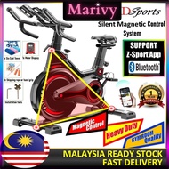 ADSports AD768 Commercial Grade Professional Upright Silent Magnetic Control Spinning Bike Exercise 