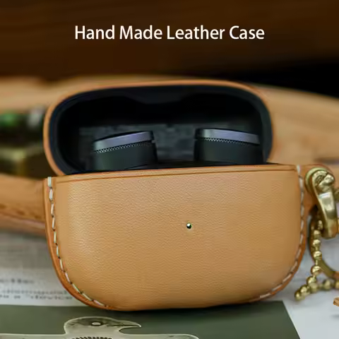 Genuine Leather For Bowers & Wilkins Pi8 Case Luxury Real Leather Custom Made Handmade Pi8 Cover Pi6