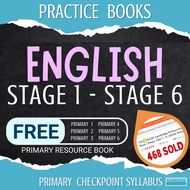10C🟨 Primary Checkpoint English Practice Book English Stage 1 - 6 Year 2 English Workbook 4/5/6 Year