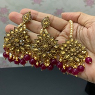 Bollywood indian jewellery maang tikka set