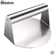 KATAKAN Smash Burger Press, Round Stainless Steel Stainless Steel Grill Press, Steak Burger No Rust 
