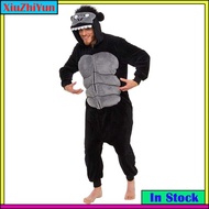 Animal Kigurumi King Kong Gorilla Anime Cosplay Costumes Christmas Halloween Cartoon Onesies Women M