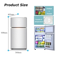 Mini Refrigerator inverter Refrigerator With Freezer HD Inverter Small Refrigerator save electricity Double door fridge