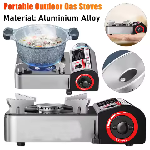 Portable Butane Camping Stove Automatic Ignition Gas Stove Butane Stove Backpacking Stove for Emerge