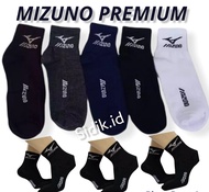 1 LUSIN 12 PASANG KAOS KAKI MIIZUNO PRTEMIUM / KAOS KAKI SPORT PRIA BADMINTON FUTSAL / KAOS KAKI PE