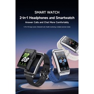 Z15 MAX Headset Smart Watch Two-in-one Bluetooth Call  Exercise Heart Rate  waterproof for men woman