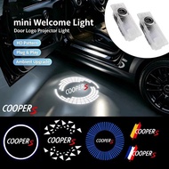 2PCS LED Car Door Welcome Ghost Shadow Courtesy Projector Badge Lamp for Mini Cooper JCW R55 R58 R59