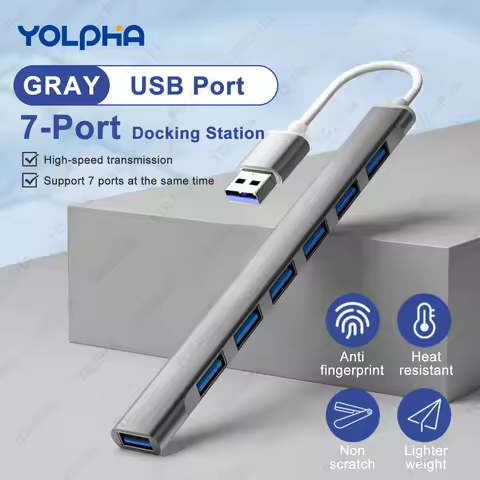 USB 3.0 HUB USB 2.0 HUB USB C HUB Type C HUB Multi Splitter High Speed 5Gbps For PC Computer Multipo