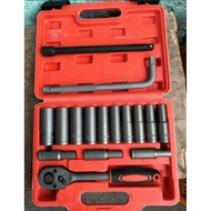 makute japan deep socket set 8mmto24mm/extension 10inches/ handle