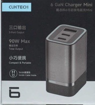 CUKTECH 90W GaN Mini 3頭充電器