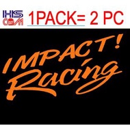 Body Sticker / Stripe / STIKER Stickers, Logos & Emblems [1PACK=2PCS] A0168 IMPACT RACING