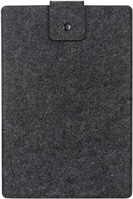 Sammy &amp; Lou Felt Tablet Sleeve Carrying Case, 12.5 x 8.5 inches, Charcoal Gray