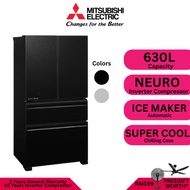 MITSUBISHI 630L 4 Doors Refrigerator MR-LX68EM Inverter Multi Door Fridge