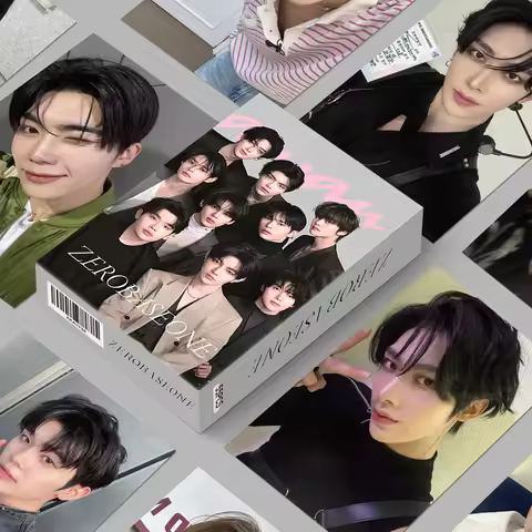 55Pcs/Set Idol Boy ZB1 New Album Selfie Cards Photocards ZHANGHAO Ricky YUJIN Hanbin MATTHEW HD Prin
