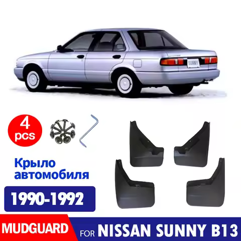 For Nissan Sunny B13 1990 1991 1992 Mud Flaps Guard Splash Mudguard Fender Mudflaps Car Accessories 