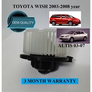 3MONTH WARRANTY OEM QUALITY TOYOTA WISH 2003-2008 AIR COND BLOWER MOTOR ALTIS 2003-2007 AIRCOND BLOW