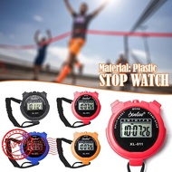 Multi-function Digital Stopwatch Timer With Battery Sports Stopwatch Marathon Judge Swimming B1c3