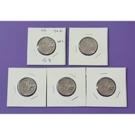 Singapore 3rd series 50cents coin set.unc condition.