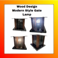 Wood Series Design Modern Style Gate Lamp (5099)