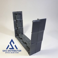 Sambungan Talang Air PVC 4" inch SUNRISE | Sambungan Talang Kotak Abu | Sok Talang Air 4" in PVC