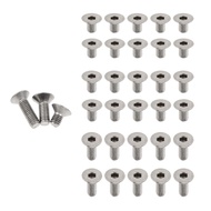 [mfnpqcn] 10pcs M3 Polished Titanium  Screw  Allen   , M3 X 6mm, M3 X 8mm, M3 X 10mm, M3 X 12mm, M3 