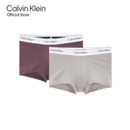 CALVIN KLEIN กางเกงในแพ็ค 2 ชิ้นผู้ชาย Modern Cotton Stretch ทรง Trunk รุ่น NB1086 GUC - สี MultiColor