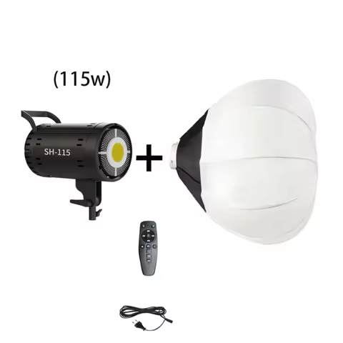 115W Photography 8300CY Upgraded 220V LED Video Light Bowens Daylight-Balance Lamp Portrait Flash St
