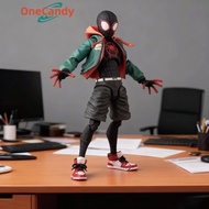 Action Figure Spiderman Miles Morales Spider Verse Flexible Diy Sentinel SV Peter Parker Mafex Spide