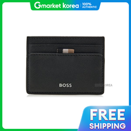 Hugo Boss | Hugo Boss Fw25 Mens Logo Detail Card Wallet 001 _Ssg